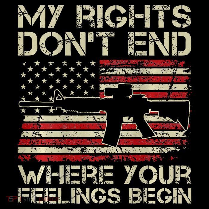 My Rights DonT End Where Your Feelings Begin High Crown Mesh Back Trucker Hat