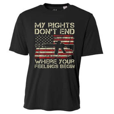 My Rights DonT End Where Your Feelings Begin Cooling Performance Crew T-Shirt