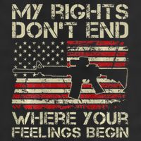 My Rights DonT End Where Your Feelings Begin Knit Cap Winter Beanie