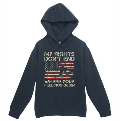 My Rights DonT End Where Your Feelings Begin Urban Pullover Hoodie