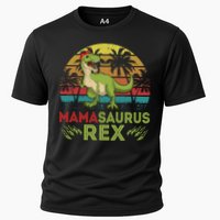 Mamasaurus Rex Dinosaur Funny Mom Cooling Performance Crew T-Shirt