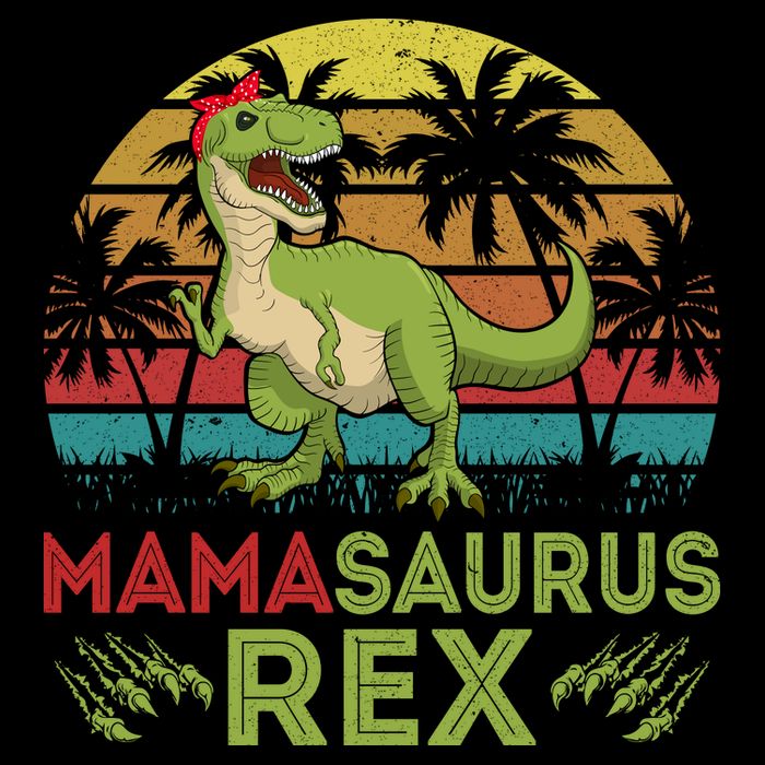 Mamasaurus Rex Dinosaur Funny Mom Cooling Performance Crew T-Shirt