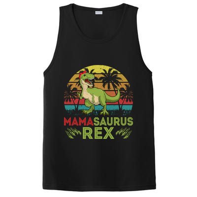 Mamasaurus Rex Dinosaur Funny Mom PosiCharge Competitor Tank