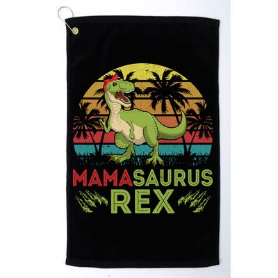 Mamasaurus Rex Dinosaur Funny Mom Golf Towel