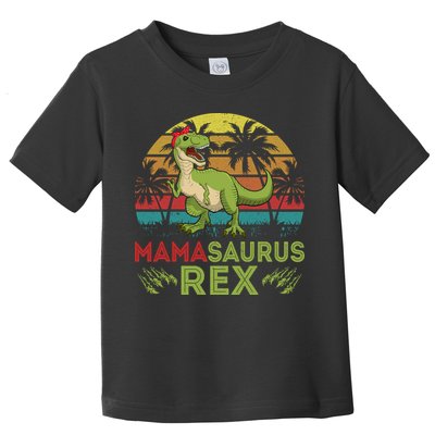 Mamasaurus Rex Dinosaur Funny Mom Toddler T-Shirt