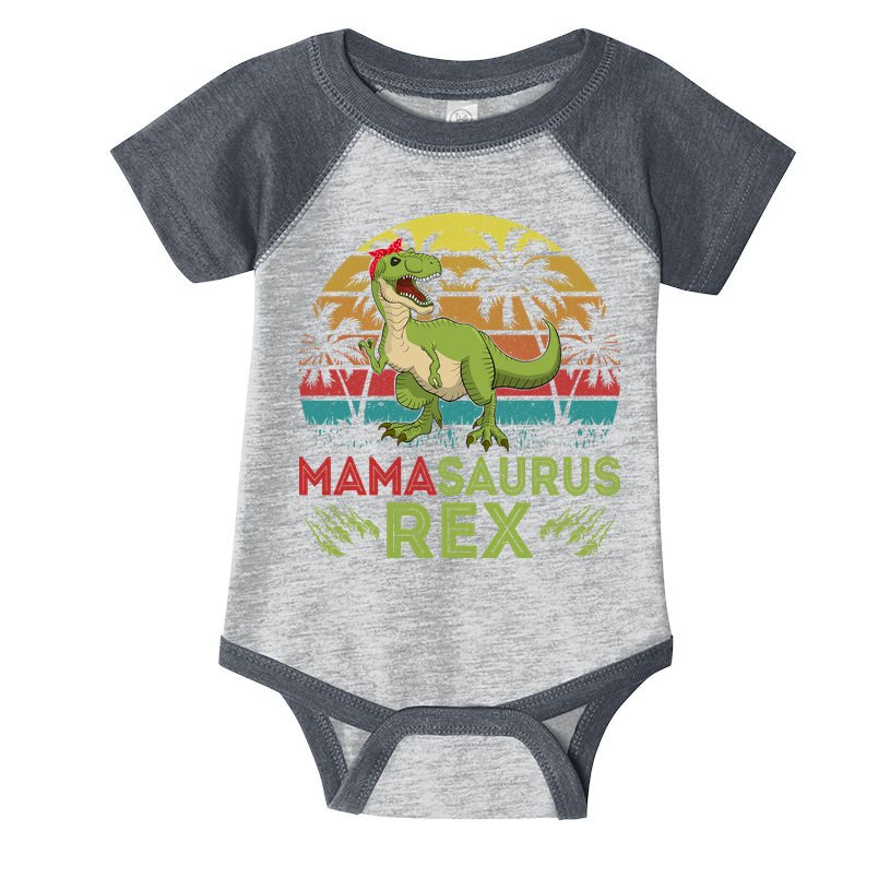 Mamasaurus Rex Dinosaur Funny Mom Infant Baby Jersey Bodysuit