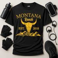 Montana Ranch Est 2018 Cooling Performance Crew T-Shirt