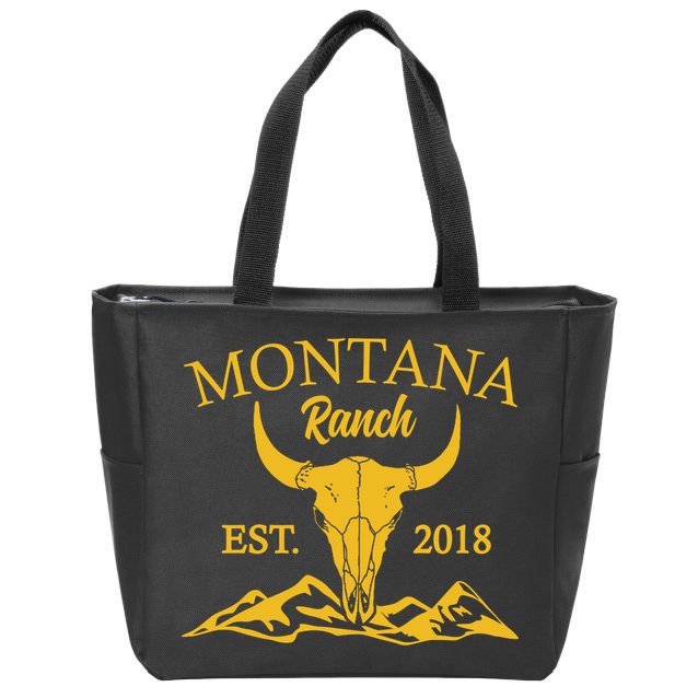 Montana Ranch Est 2018 Zip Tote Bag
