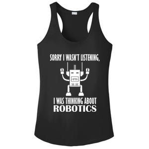 Mechanics Robotical Engineer Funny Robots Funny Gift Ladies PosiCharge Competitor Racerback Tank