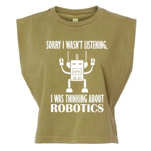 Mechanics Robotical Engineer Funny Robots Funny Gift Garment-Dyed Women's Muscle Tee