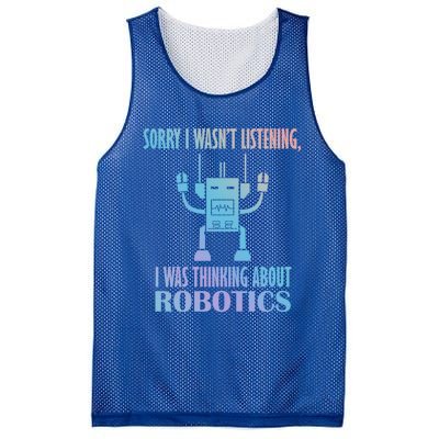 Mechanics Robotical Engineer Funny Robots Gift Mesh Reversible Basketball Jersey Tank