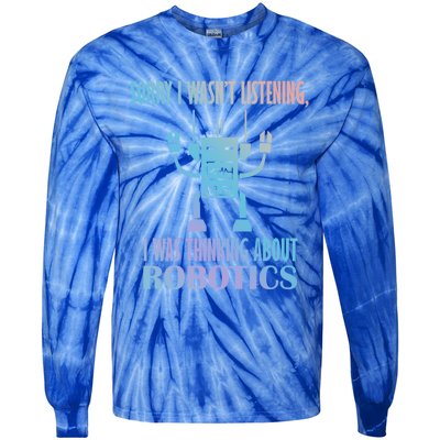 Mechanics Robotical Engineer Funny Robots Gift Tie-Dye Long Sleeve Shirt