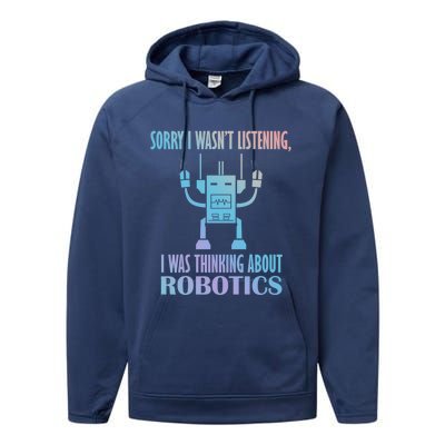 Mechanics Robotical Engineer Funny Robots Gift Performance Fleece Hoodie