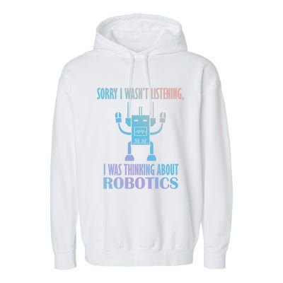 Mechanics Robotical Engineer Funny Robots Gift Garment-Dyed Fleece Hoodie