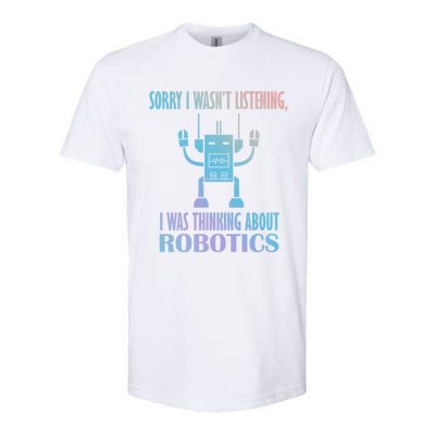 Mechanics Robotical Engineer Funny Robots Gift Softstyle CVC T-Shirt