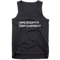 Macrodata Refinement Funny Ironic Tank Top