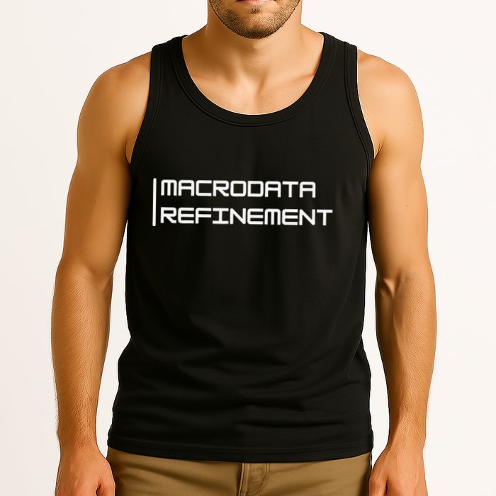 Macrodata Refinement Funny Ironic Tank Top