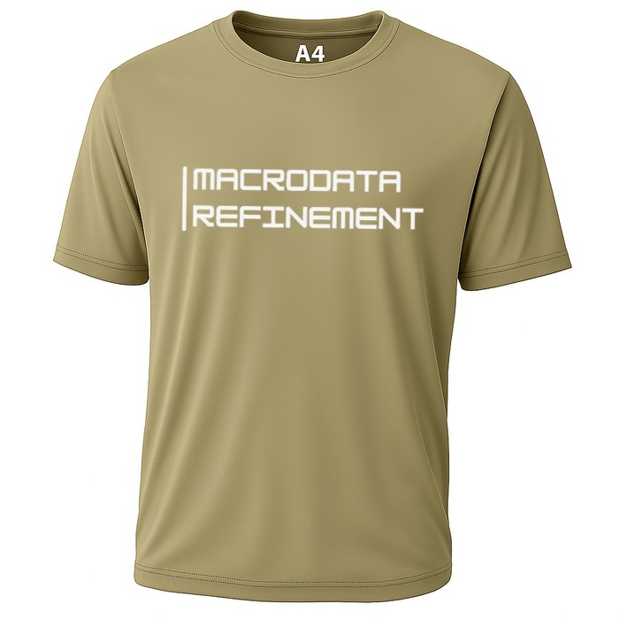 Macrodata Refinement Funny Ironic Cooling Performance Crew T-Shirt