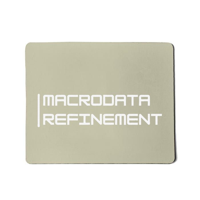 Macrodata Refinement Funny Ironic Mousepad