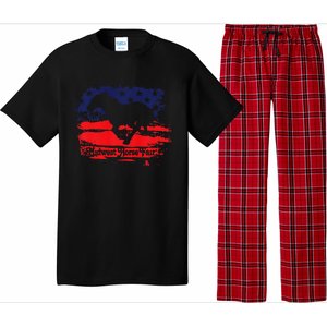 Mhf Redwhiteblue Flag Premium Pajama Set