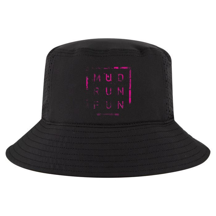 Mud Run Fun Mudder Trail Running And Mudding Cool Comfort Performance Bucket Hat