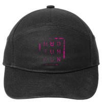 Mud Run Fun Mudder Trail Running And Mudding 7-Panel Snapback Hat