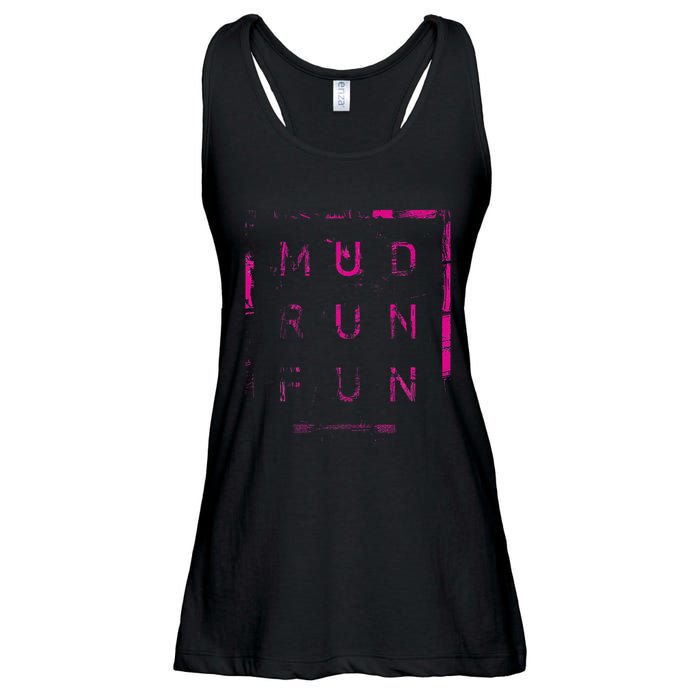 Mud Run Fun Mudder Trail Running And Mudding Ladies Essential Flowy Tank