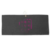 Mud Run Fun Mudder Trail Running And Mudding Large Microfiber Waffle Golf Towel