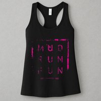 Mud Run Fun Mudder Trail Running And Mudding Womens Tank Top