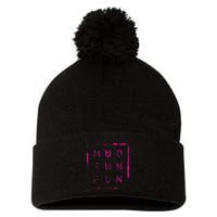 Mud Run Fun Mudder Trail Running And Mudding Pom Pom 12in Knit Beanie