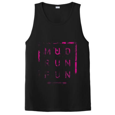 Mud Run Fun Mudder Trail Running And Mudding PosiCharge Competitor Tank