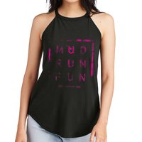 Mud Run Fun Mudder Trail Running And Mudding Women's Perfect Tri Rocker Tank
