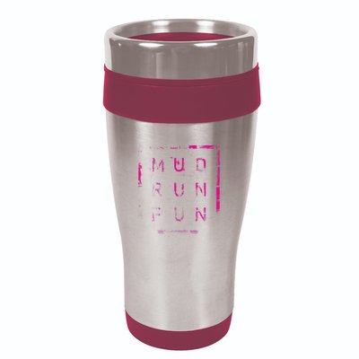 Mud Run Fun Mudder Trail Running And Mudding 16oz Travel Tumbler