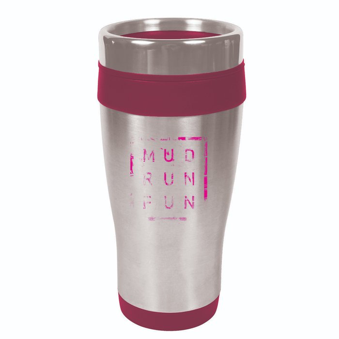 Mud Run Fun Mudder Trail Running And Mudding 16oz Travel Tumbler