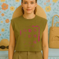 Mud Run Fun Mudder Trail Running And Mudding Garment-Dyed Women's Muscle Tee