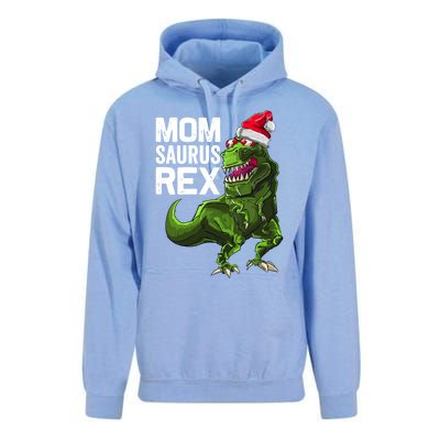 Momsaurus Rex Funny Family Matching Trex Mom Christmas Gift Meaningful Gift Unisex Surf Hoodie