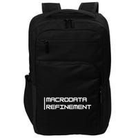 Macrodata Refinement Funny Ironic Impact Tech Backpack