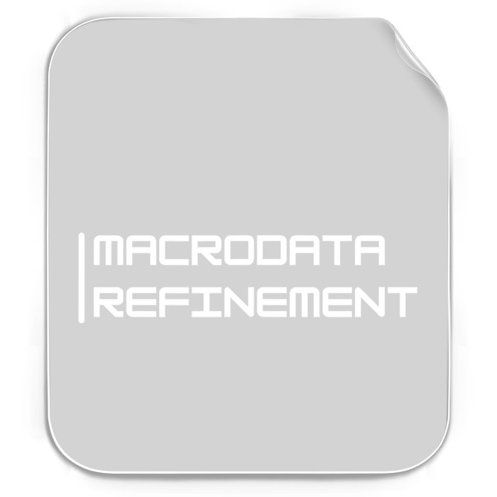 Macrodata Refinement Funny Ironic Permanent Decal Sticker