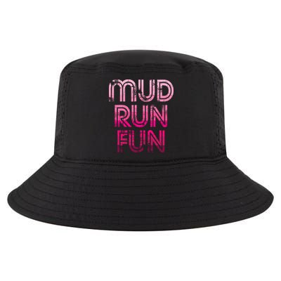 Mud Run Fun Mudder PINK Trail Running And Mudding Cool Comfort Performance Bucket Hat