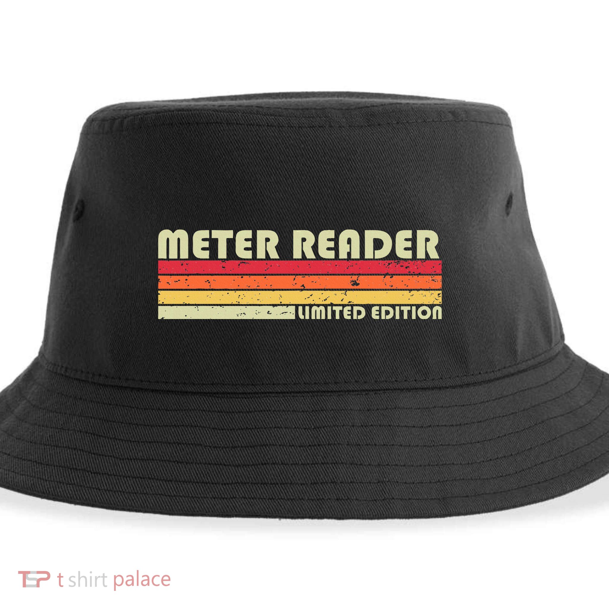 Meter Reader Funny Job Title Profession Birthday Worker Idea Sustainable Bucket Hat