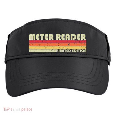 Meter Reader Funny Job Title Profession Birthday Worker Idea Adult Drive Performance Visor