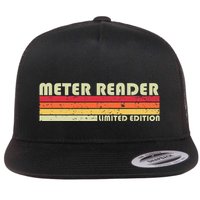 Meter Reader Funny Job Title Profession Birthday Worker Idea Flat Bill Trucker Hat