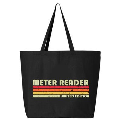 Meter Reader Funny Job Title Profession Birthday Worker Idea 25L Jumbo Tote