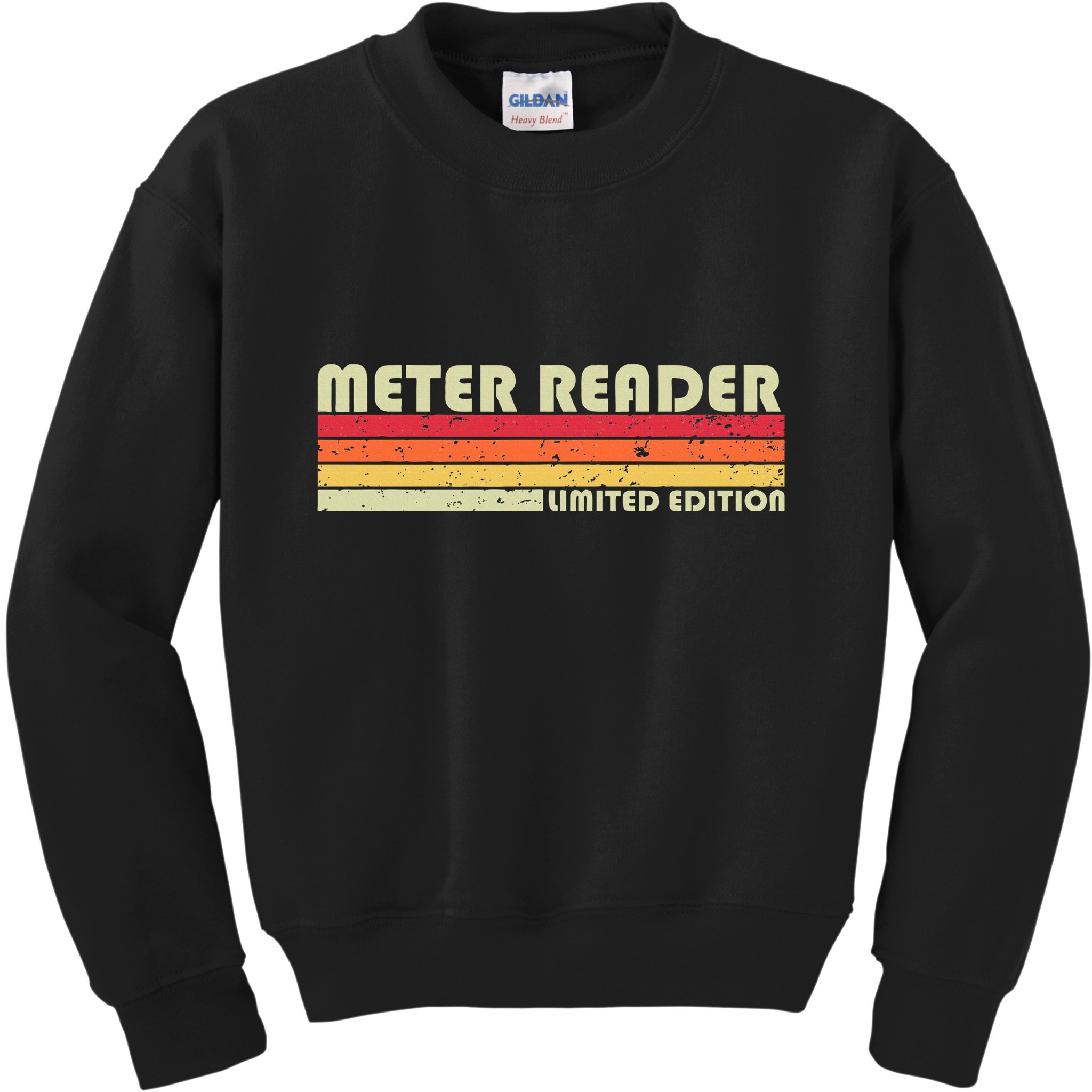 Meter Reader Funny Job Title Profession Birthday Worker Idea Kids Sweatshirt