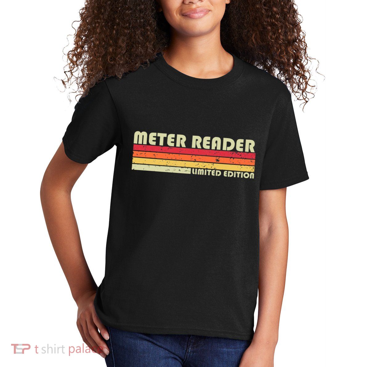 Meter Reader Funny Job Title Profession Birthday Worker Idea Kids T-Shirt