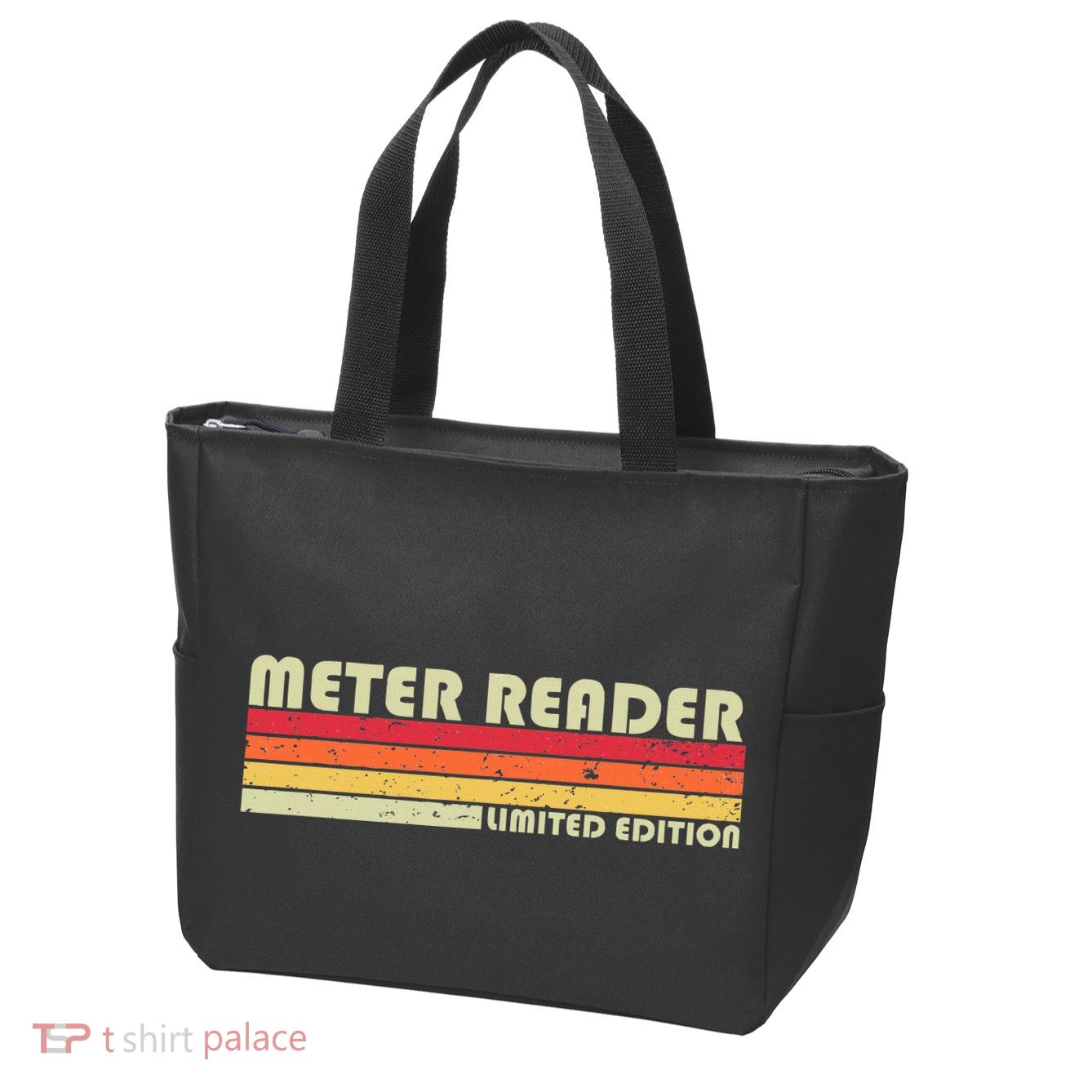 Meter Reader Funny Job Title Profession Birthday Worker Idea Zip Tote Bag