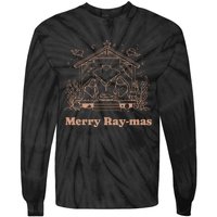 Merry Raymas Funny Christmas Tie-Dye Long Sleeve Shirt