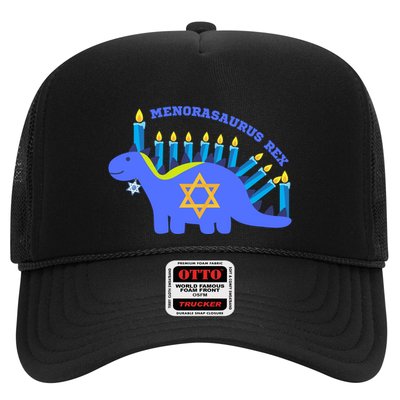 Menorasaurus Rex Funny Hanukkah Trucker Hat