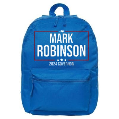 Mark Robinson For North Carolina Governor 2024 16 in Basic Backpack