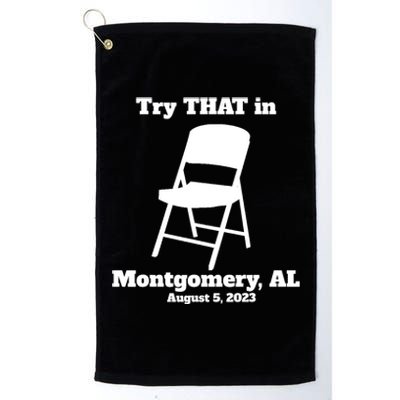 Montgomery Riverboat Fight Small Town Platinum Collection Golf Towel